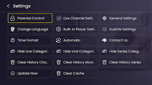 General Setting - Turn on Subtitles